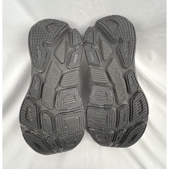 HOKA One One Bondi 7 Womens Sz 9 D Wide Running Shoes 1110531 BBLC Triple Black - Picture 11 of 13